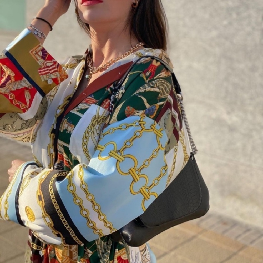 NWT Zara oversized patchwork shirt - Picture 10 of 17